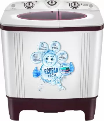 Singer 7 kg Semi Automatic Top Load Washing Machine Maroon, White  (Maestroclean SM 7000 (MRN)) (OPEN BOX) Singer 7 kg Semi Automatic Top Load Washing Machine Maroon, White  (Maestroclean SM 7000 (MRN)) (OPEN BOX)